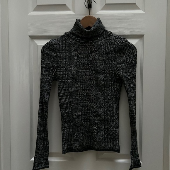 Speckled Grey TOPSHOP Turtleneck - Picture 1 of 7